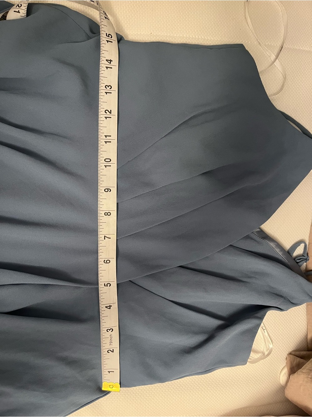 Lulu’s Slate Blue Maxi Dress - Women's Formal Gown - Picture 4 of 6
